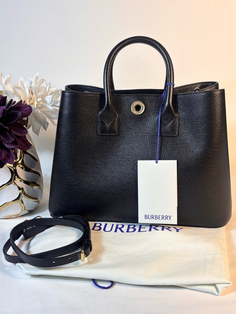 New Burberry House Check Bermondsey Tote